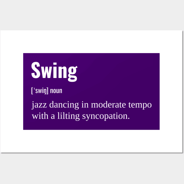 Swing Definition Wall Art by Simple Life Designs